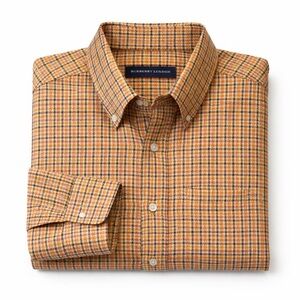 Burberry London XXL Button Down Shirt Multicolor Houndstooth USA